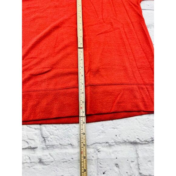 Lucky Brand Women's‎ Long Sleeve Knit Shirt Large Burnt Orange Crewneck - Picture 6 of 10